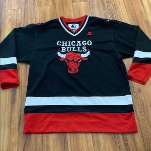 Starter chicago bulls hockey jersey